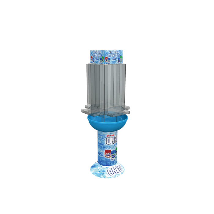 Blow Molding POS Product Display Bin for Candy Bars