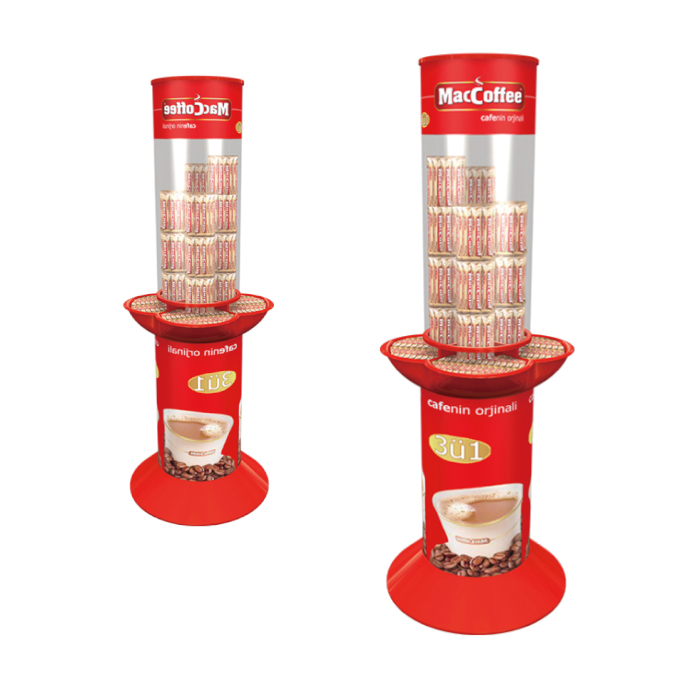 Polypropylene Round Dump Bin for Coffee Bags