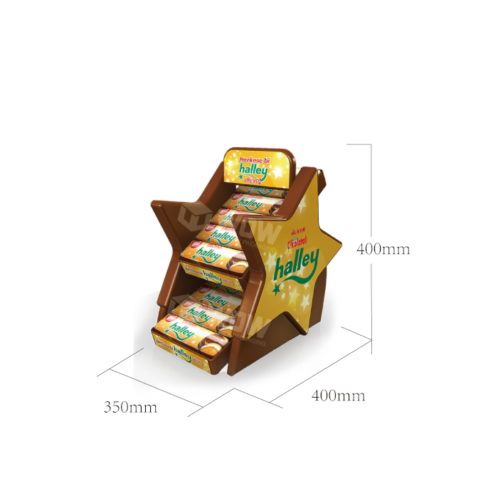 Custom Plastic Molded Countertop Chocolate Bar Display Rack