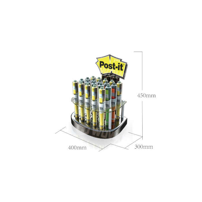 Acrylic Thermoformed POS Countertop Pen Display Rack