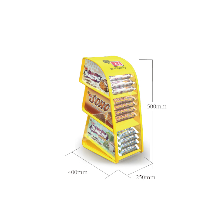 HDPE Blow Molded Tabletop Chocolate Bar Display Stand