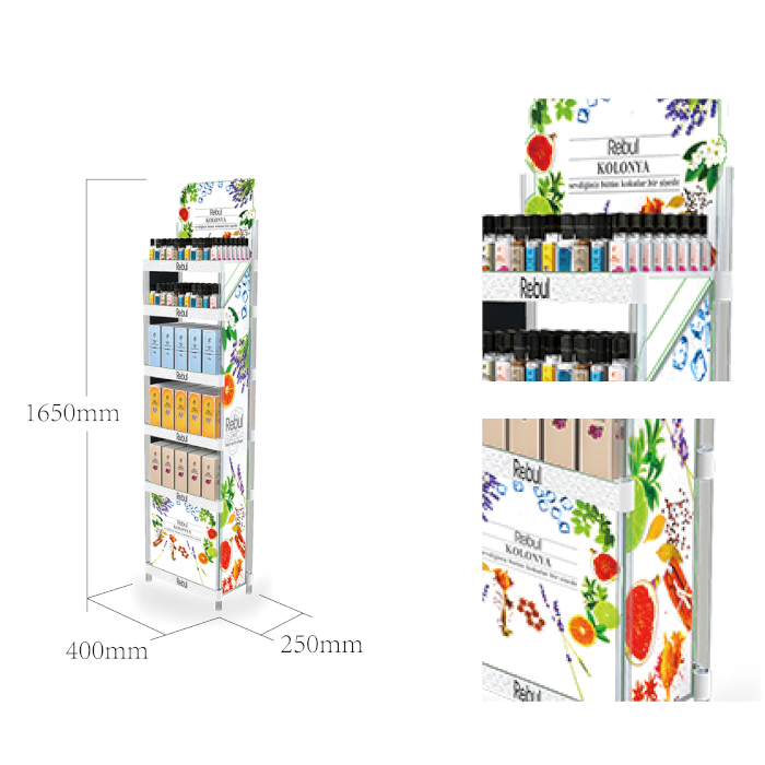 Injection Molding Display Shelves for Retail Soap Floor Display