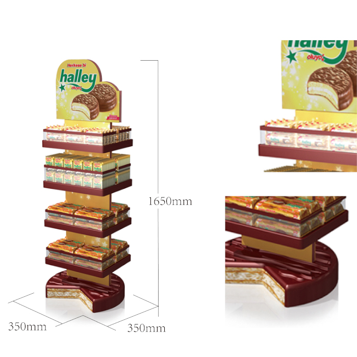 Custom Vacuum Formed Floor Standing Cookie Display