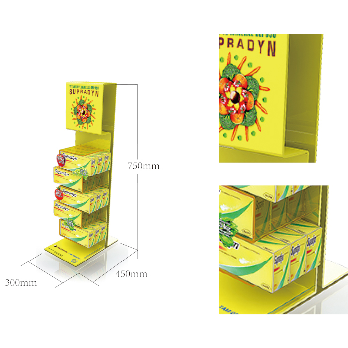 Acrylic Tabletop Retail Cookie Display Stand