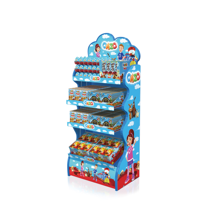PVC Multi-Tiered Chocolate Display Rack
