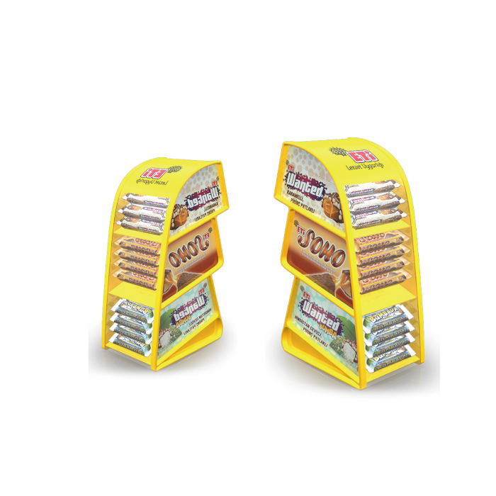 HDPE Blow Molded Tabletop Chocolate Bar Display Stand