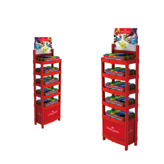 Injection Molded POP Floor Toy Display Rack