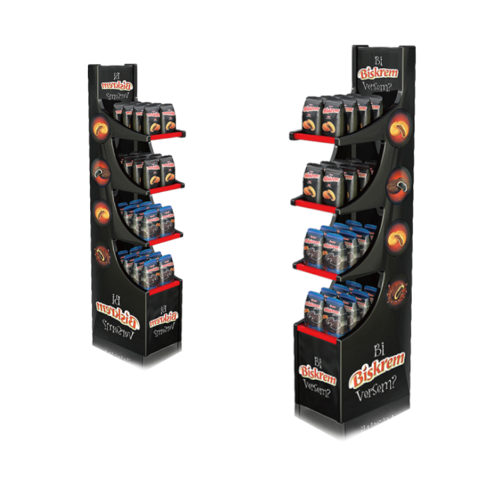 Custom Injection Molded Tiered Candy Bar Display Rack