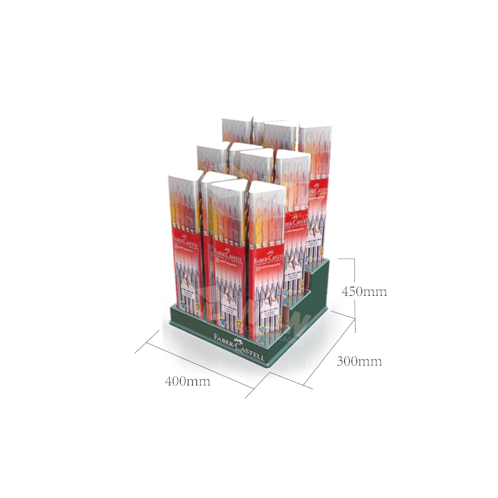PET Blister Tiered Tabletop Screwdriver Display Stand