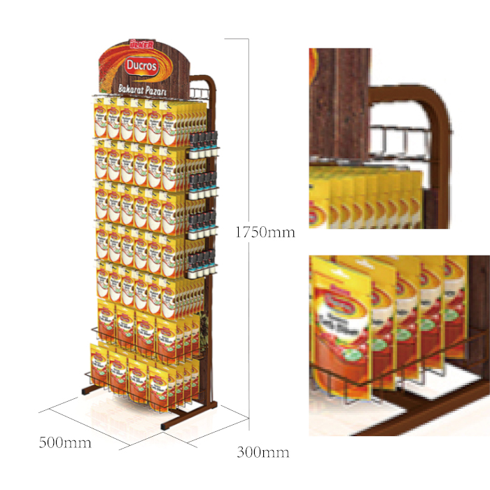 Wire FSDU Metal Biscuit Display Stand