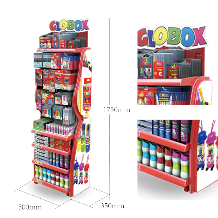 Vacuum Formed Multi-Tier Stationery Display Stand
