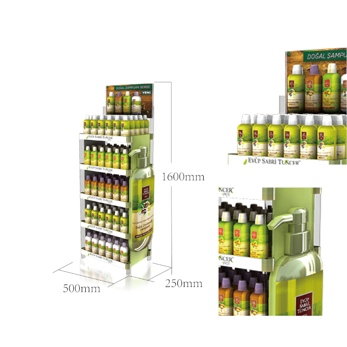 Injection Molded Custom FSDU Bottle Display Shelf