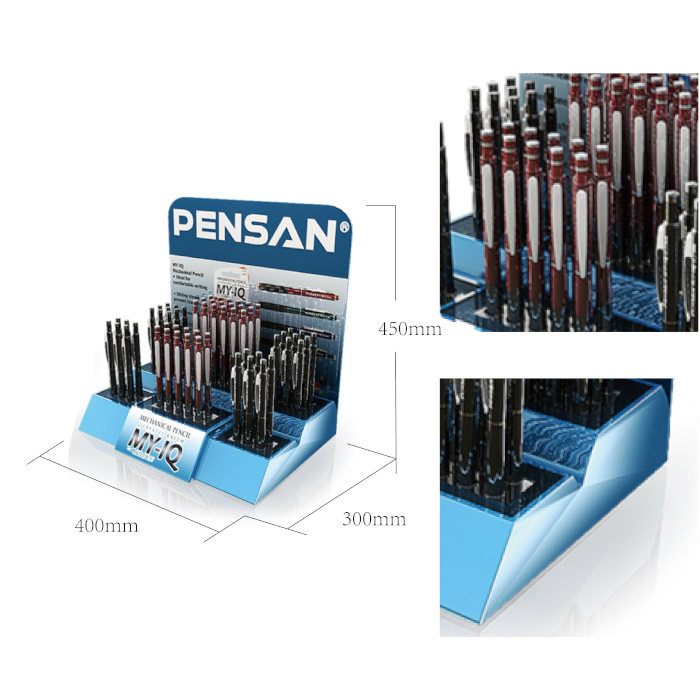 Polypropylene Countertop Retail Fountain Pen Display Stand