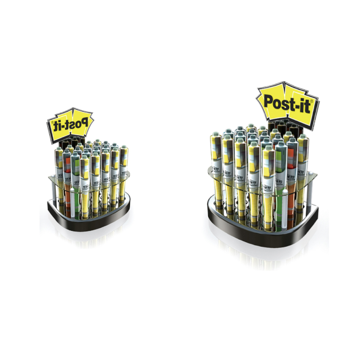 Acrylic Thermoformed POS Countertop Pen Display Rack