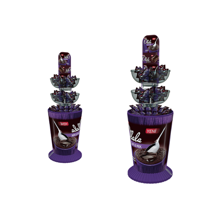 Acrylic Molded Promotional Sweet Display Rack