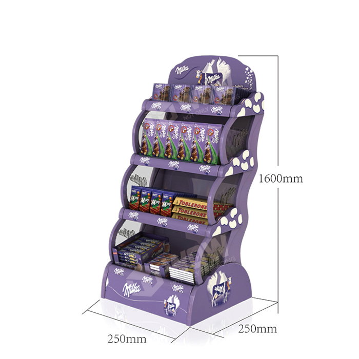 Vacuum Forming 4-Tier Chocolate Display Rack