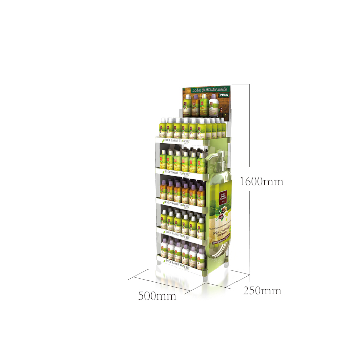 Injection Molded Custom FSDU Bottle Display Shelf