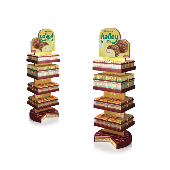 Custom Vacuum Formed Floor Standing Cookie Display