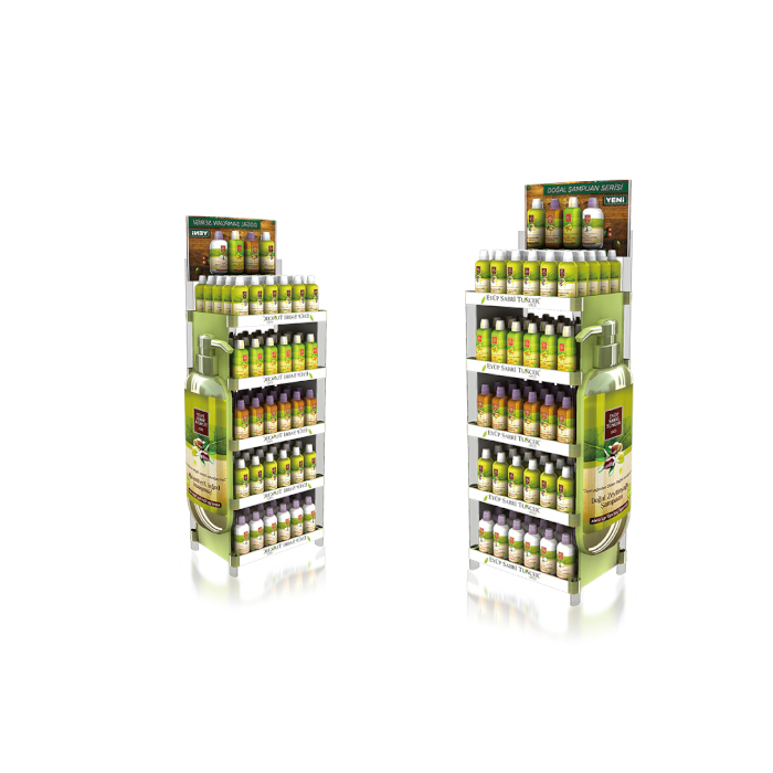 Injection Molded Custom FSDU Bottle Display Shelf