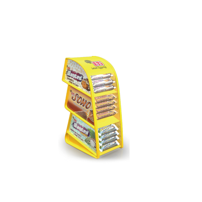 HDPE Blow Molded Tabletop Chocolate Bar Display Stand