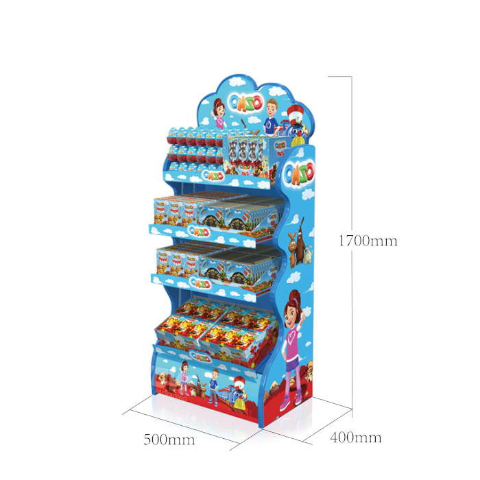 PVC Multi-Tiered Chocolate Display Rack