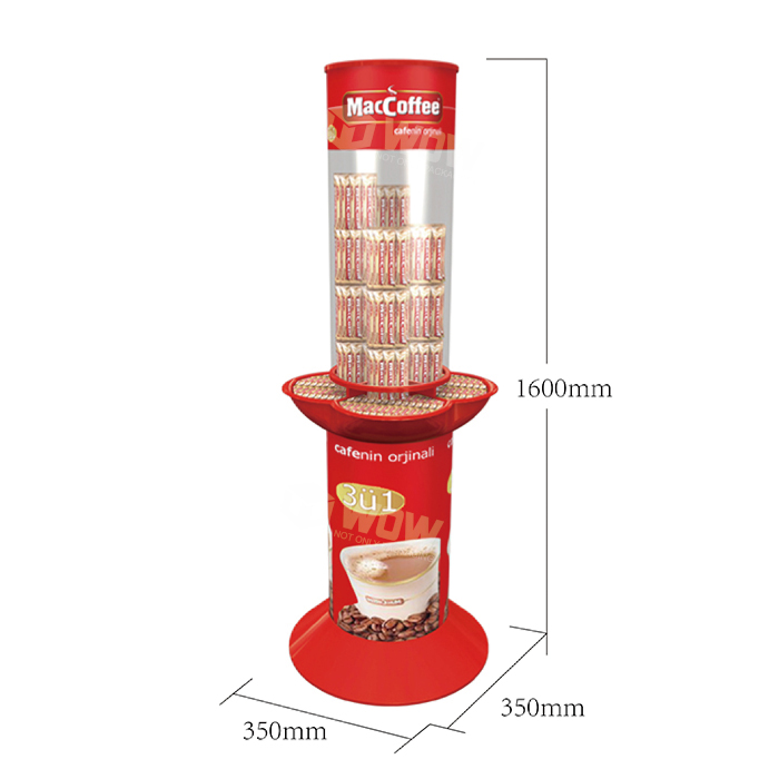 Polypropylene Round Dump Bin for Coffee Bags