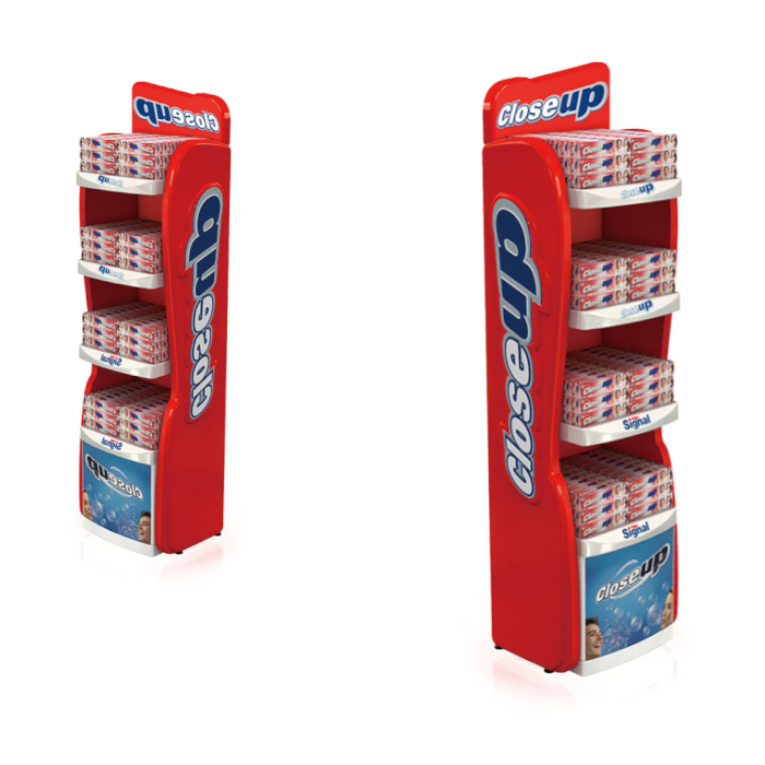 Custom Molded FSDU Display Stand for Toothpaste