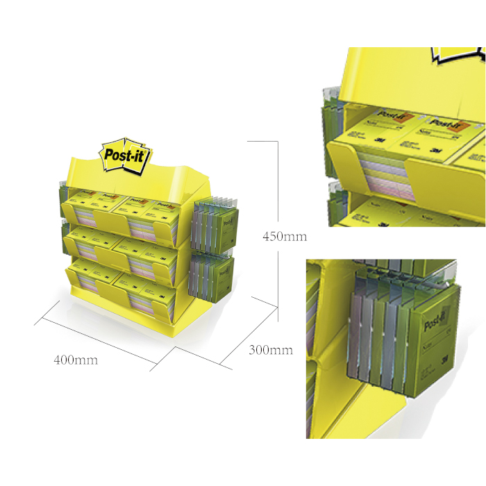 Custom Plastic Tabletop Greeting Card Display Rack