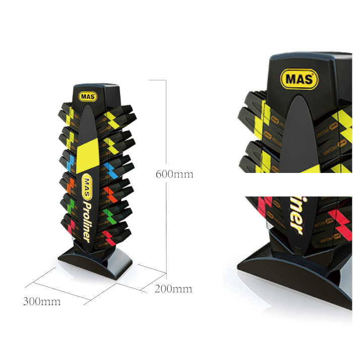 Vacuum Formed Countertop Knives Display Stand