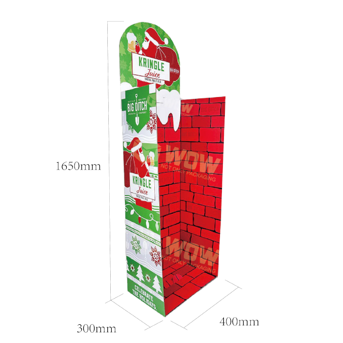 Liquor Store Case Wrap Corrugated Cardboard Display