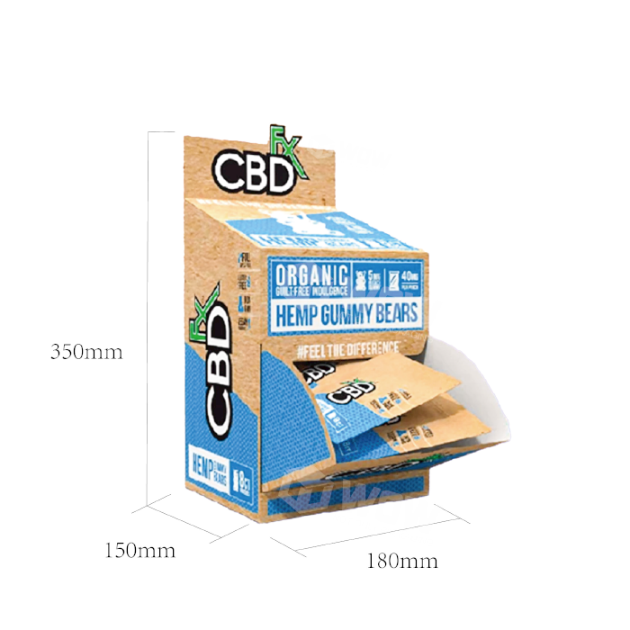 CBD Cardboard PDQ CDU Display Unit for Retail