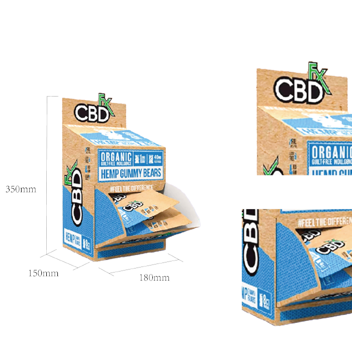 CBD Cardboard PDQ CDU Display Unit for Retail