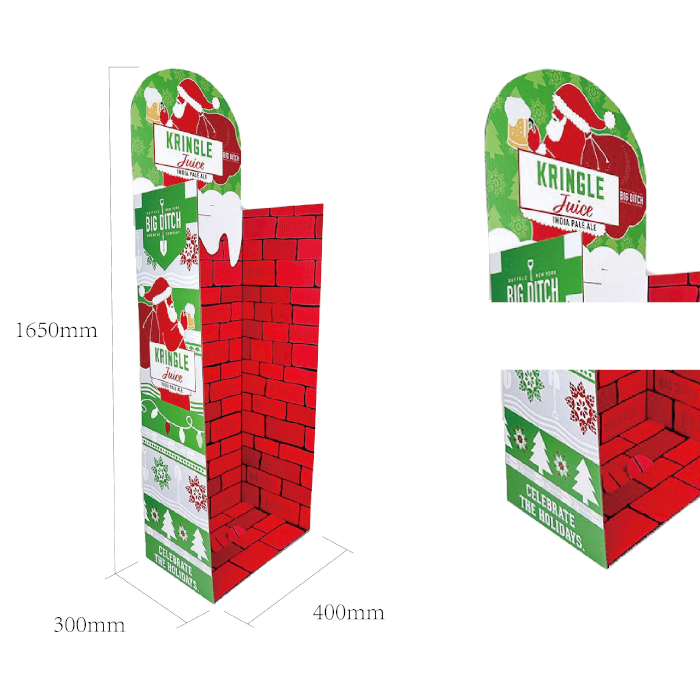Liquor Store Case Wrap Corrugated Cardboard Display