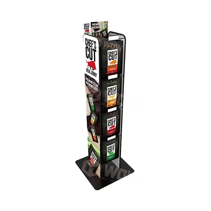 Wire Beef Jerky Display Rack for Floor Standing Promotions