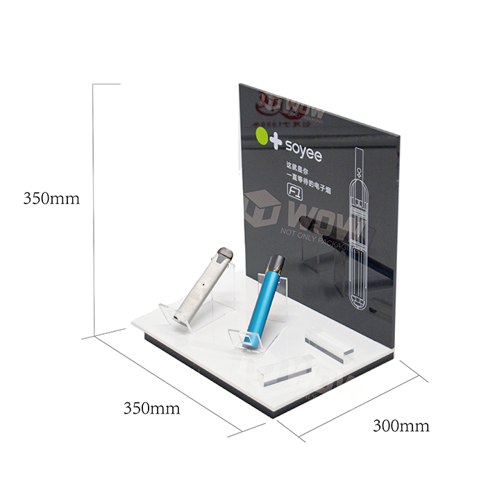 Custom Acrylic Point of Sale Counter Display for Vaping Products