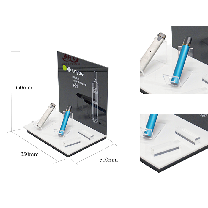 Custom Acrylic Point of Sale Counter Display for Vaping Products