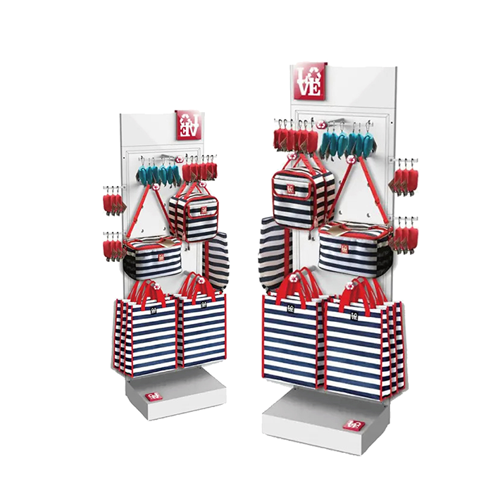 Metal Handbag Display Stand with Hooks for Stores