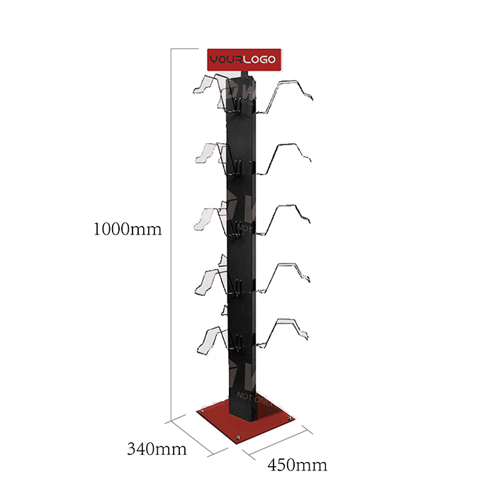 Freestanding Metal Retail Wire Goggles Display Rack