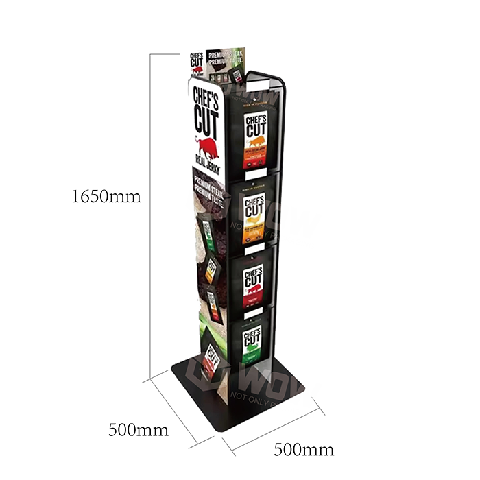 Wire Beef Jerky Display Rack for Floor Standing Promotions