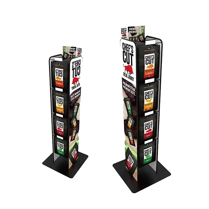 Wire Beef Jerky Display Rack for Floor Standing Promotions