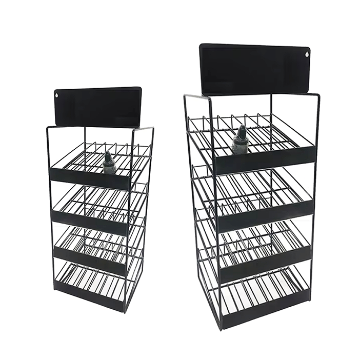 4-Tier Wire POP Display Rack for Essential Oils