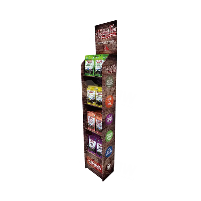Cardboard FSDU Beef Jerky Display Shippers for Retail