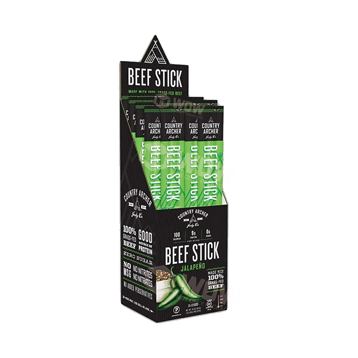 Cardboard Jerky Display Dump Bins for Retail Stores