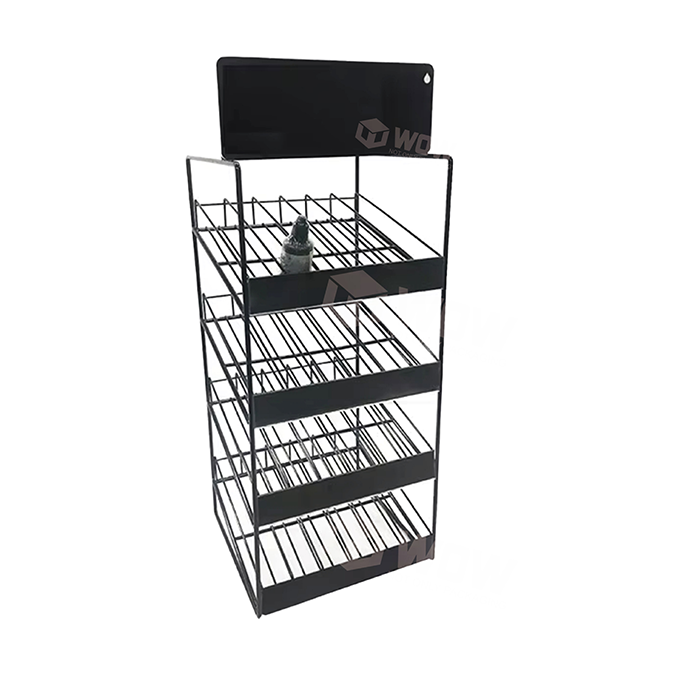 4-Tier Wire POP Display Rack for Essential Oils