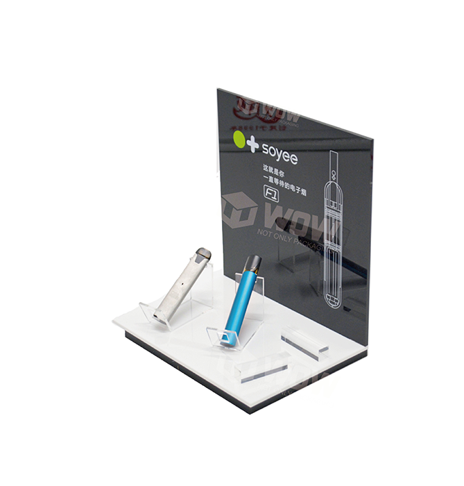 Custom Acrylic Point of Sale Counter Display for Vaping Products