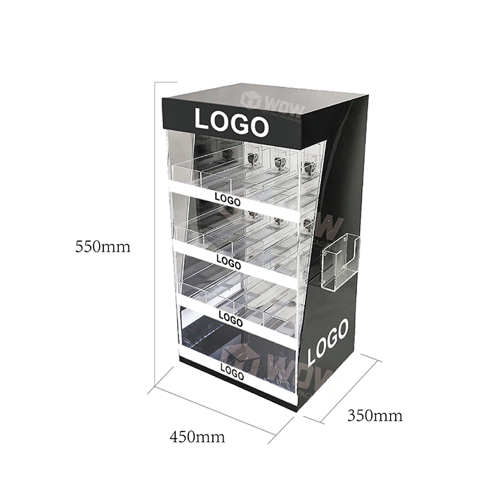 Acrylic Countertop Display Stand for Cigarettes – Custom Design