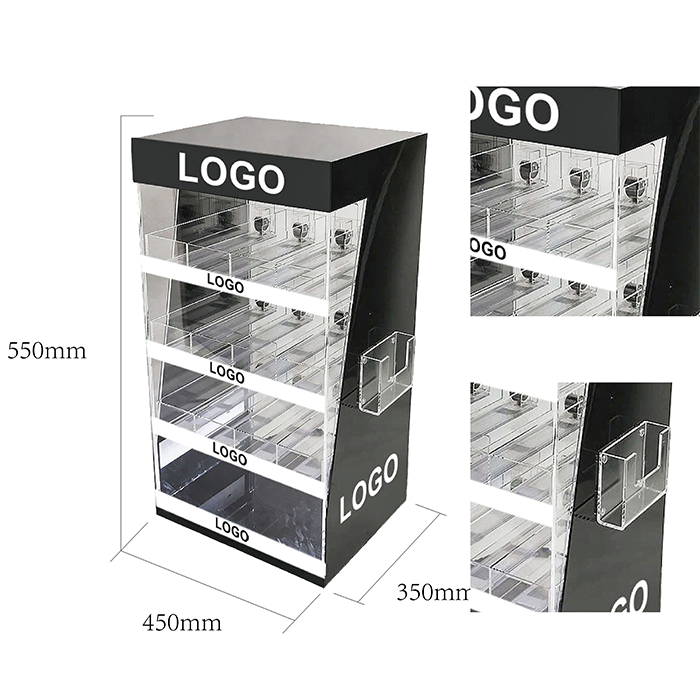 Acrylic Countertop Display Stand for Cigarettes – Custom Design