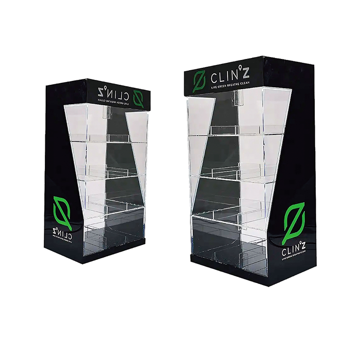 Acrylic Cigarette Retail Countertop Display Rack