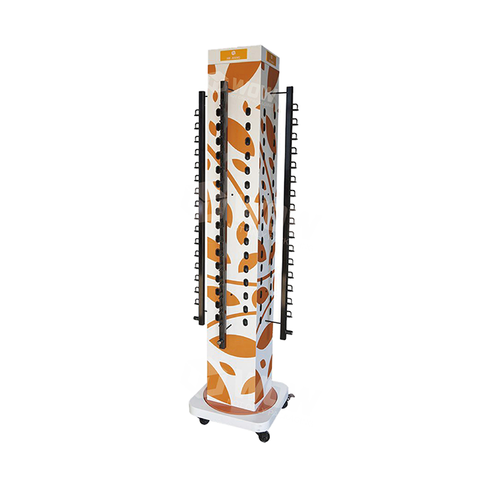 Made in China Cardboard Standing Pegboard Rotating Sunglass Display Stand