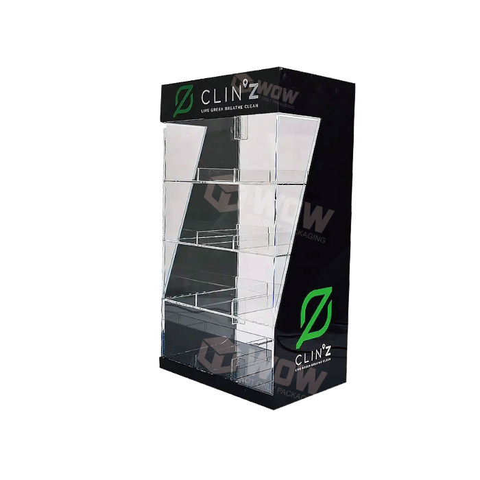 Acrylic Cigarette Retail Countertop Display Rack
